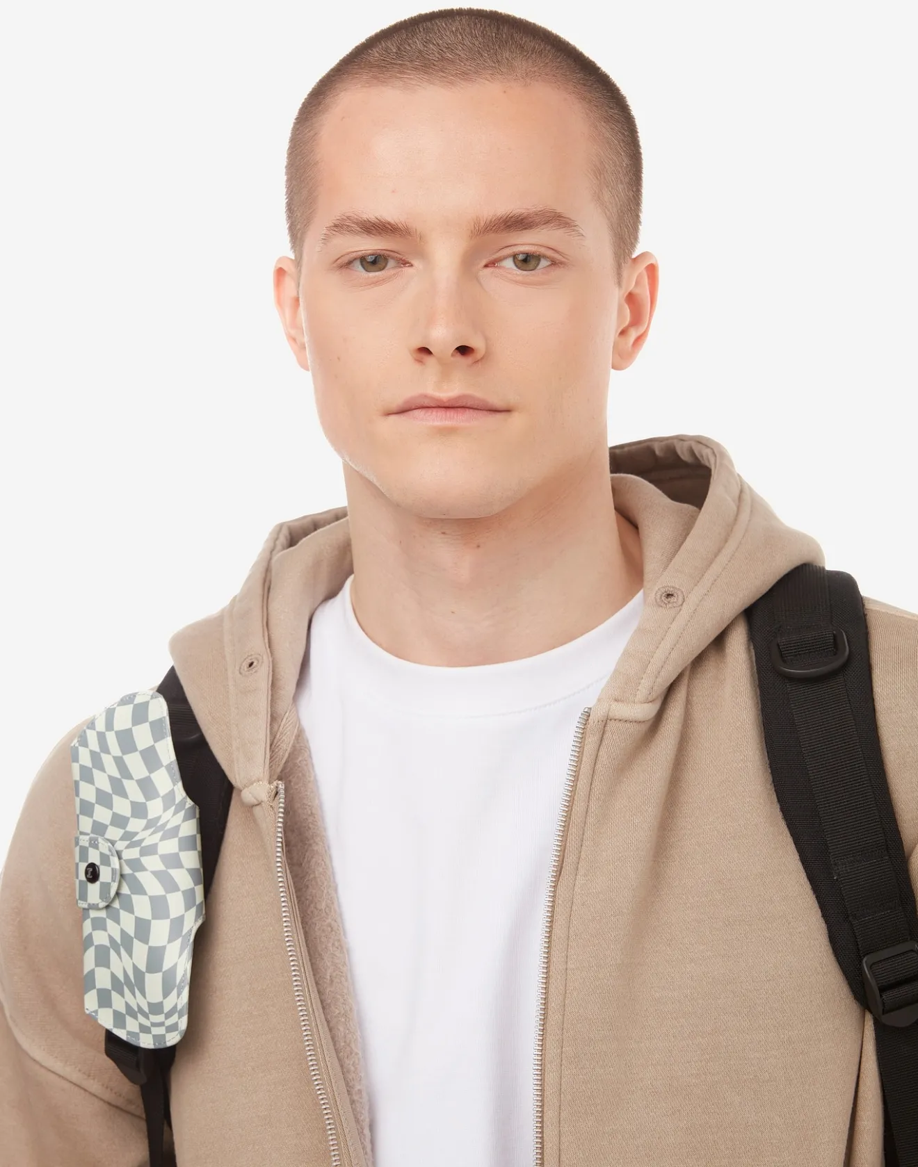 BELT SOFT CASE - GREY SQUARES>Hawkers Hot