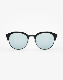BLACK - NAVY BLUE CHROME CLASSIC ROUNDED>Hawkers Clearance