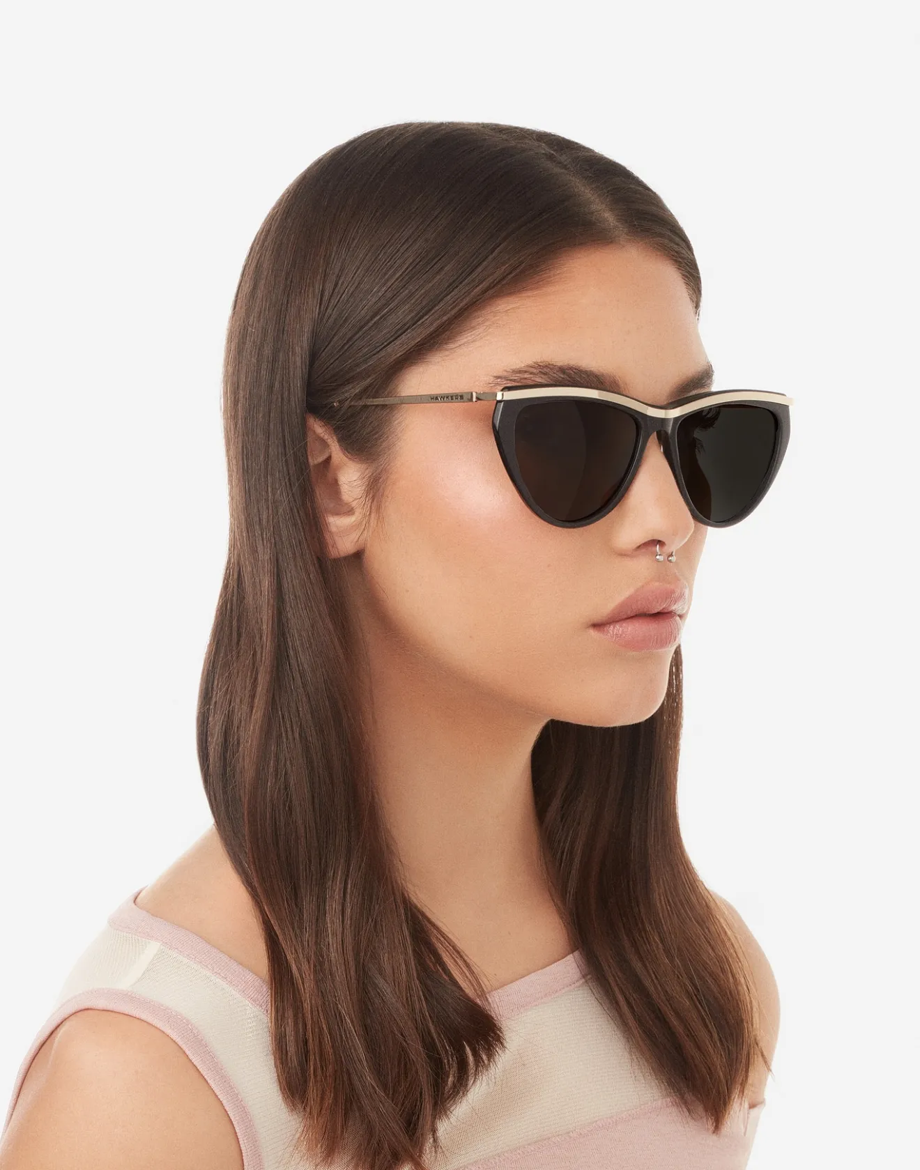 BOW - POLARIZED BLACK DARK>Hawkers New
