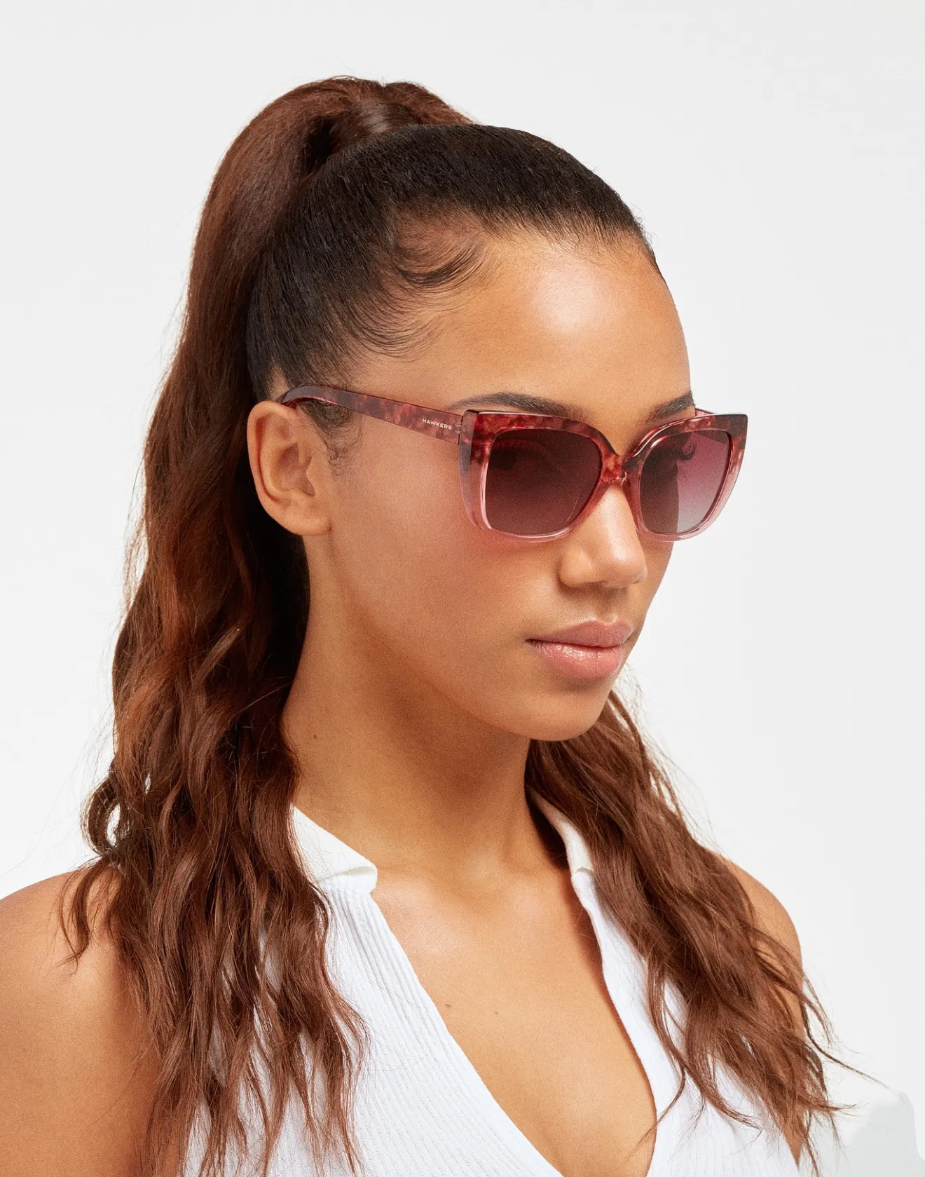 BRIGITTE - POLARIZED CAREY BURGUNDY>Hawkers Best