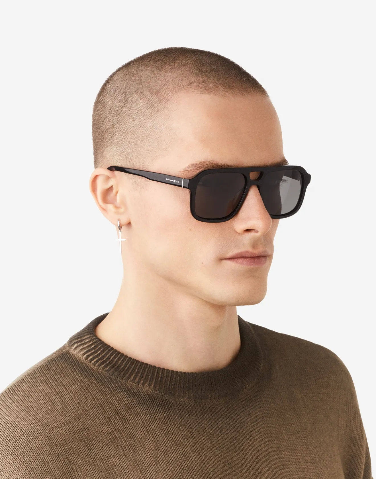CROUPIER - POLARIZED BLACK DARK>Hawkers Fashion