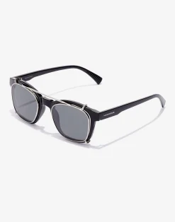 DOT - CLIP ON POLARIZED BLACK BB>Hawkers Best