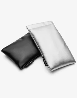 DOUBLE POUCH - SILVER CORAL><noscript><img width=