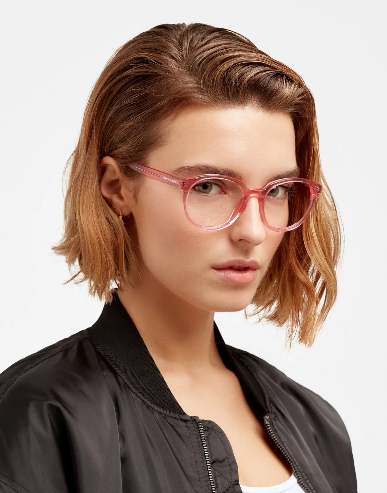LIGHT PINK CRYSTAL ROSE>Hawkers Fashion