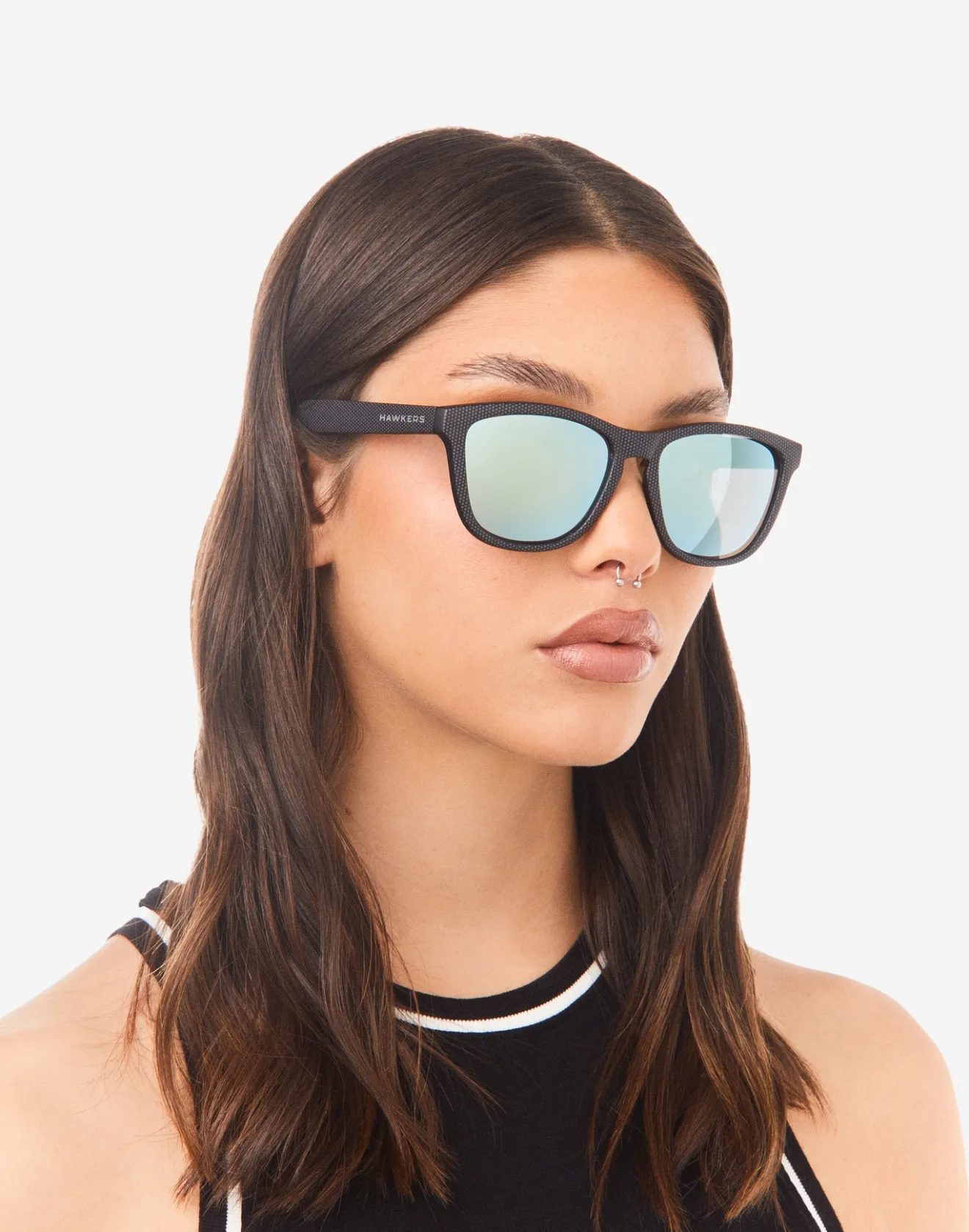 ONE - POLARIZED CARBONO BLUE CHROME>Hawkers Discount
