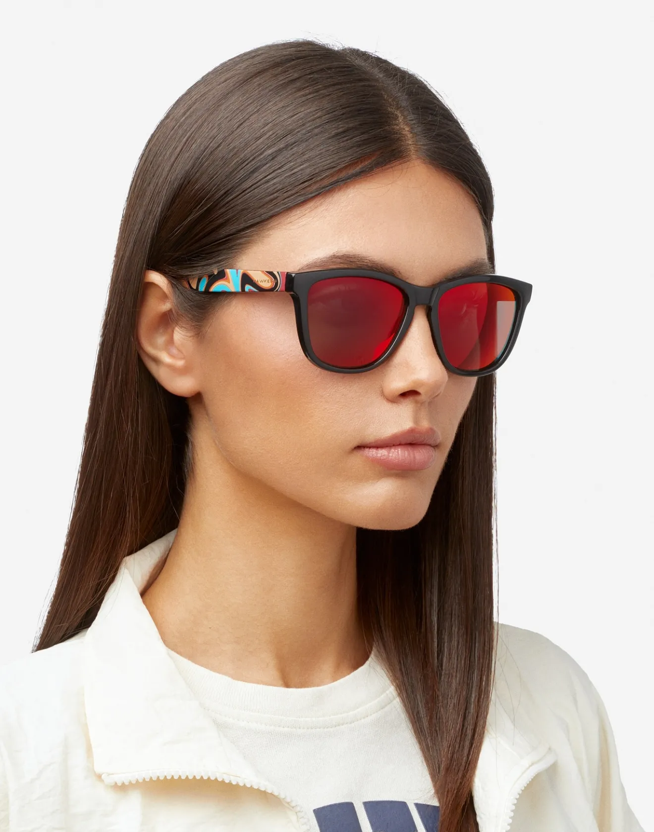 ONE - POLARIZED PSYCHEDELIC RUBY>Hawkers New