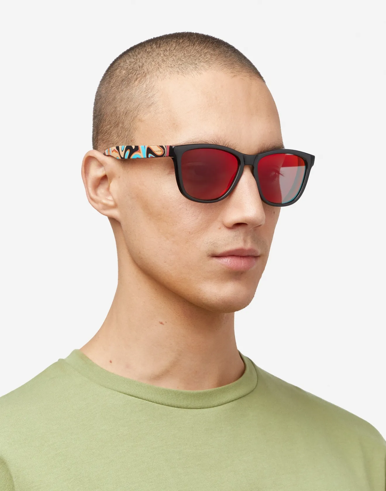 ONE - POLARIZED PSYCHEDELIC RUBY>Hawkers New