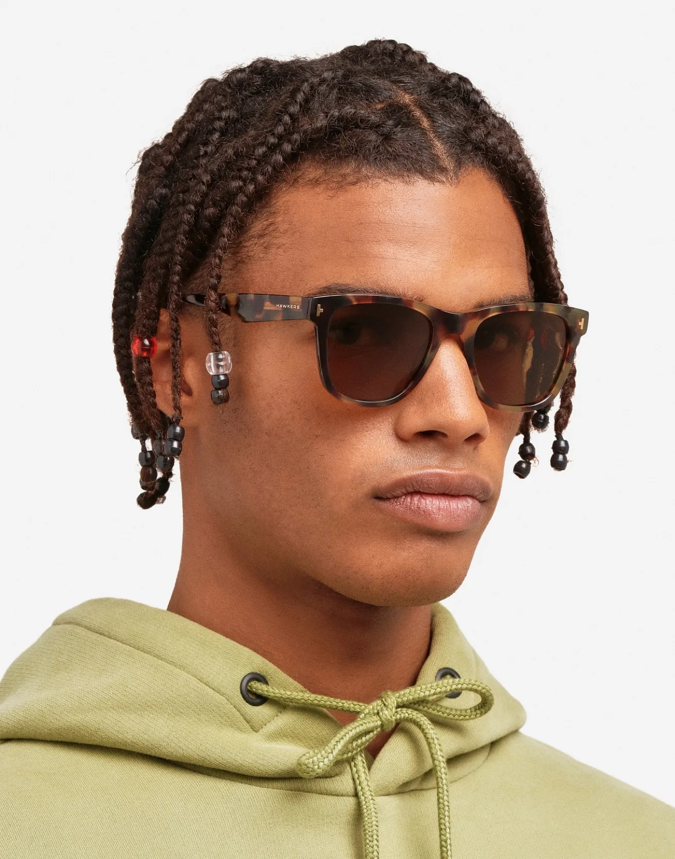 ONE PAIR - POLARIZED CAREY OLIVE>Hawkers Outlet