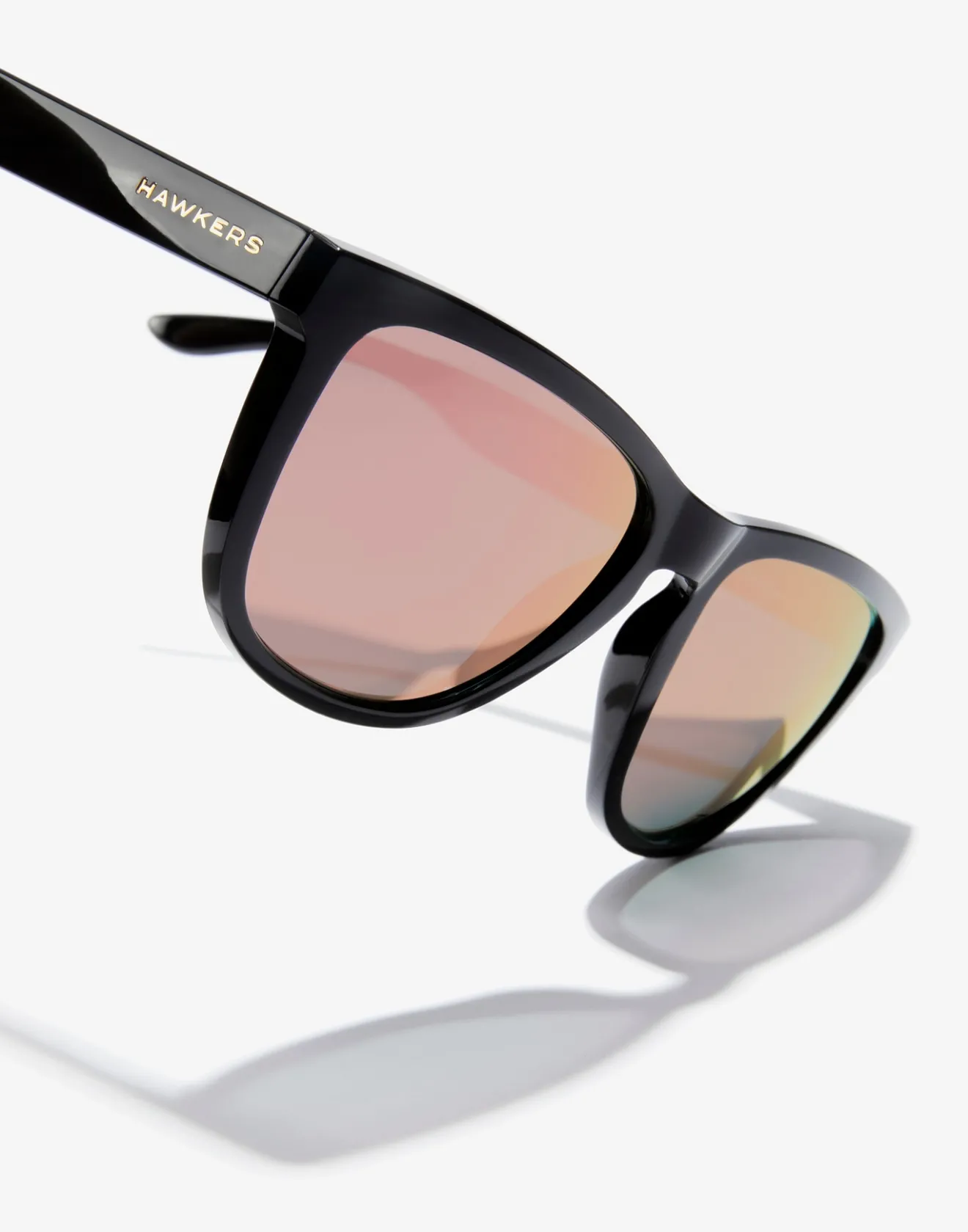 ONE RAW - POLARIZED BLACK ROSE GOLD>Hawkers Fashion