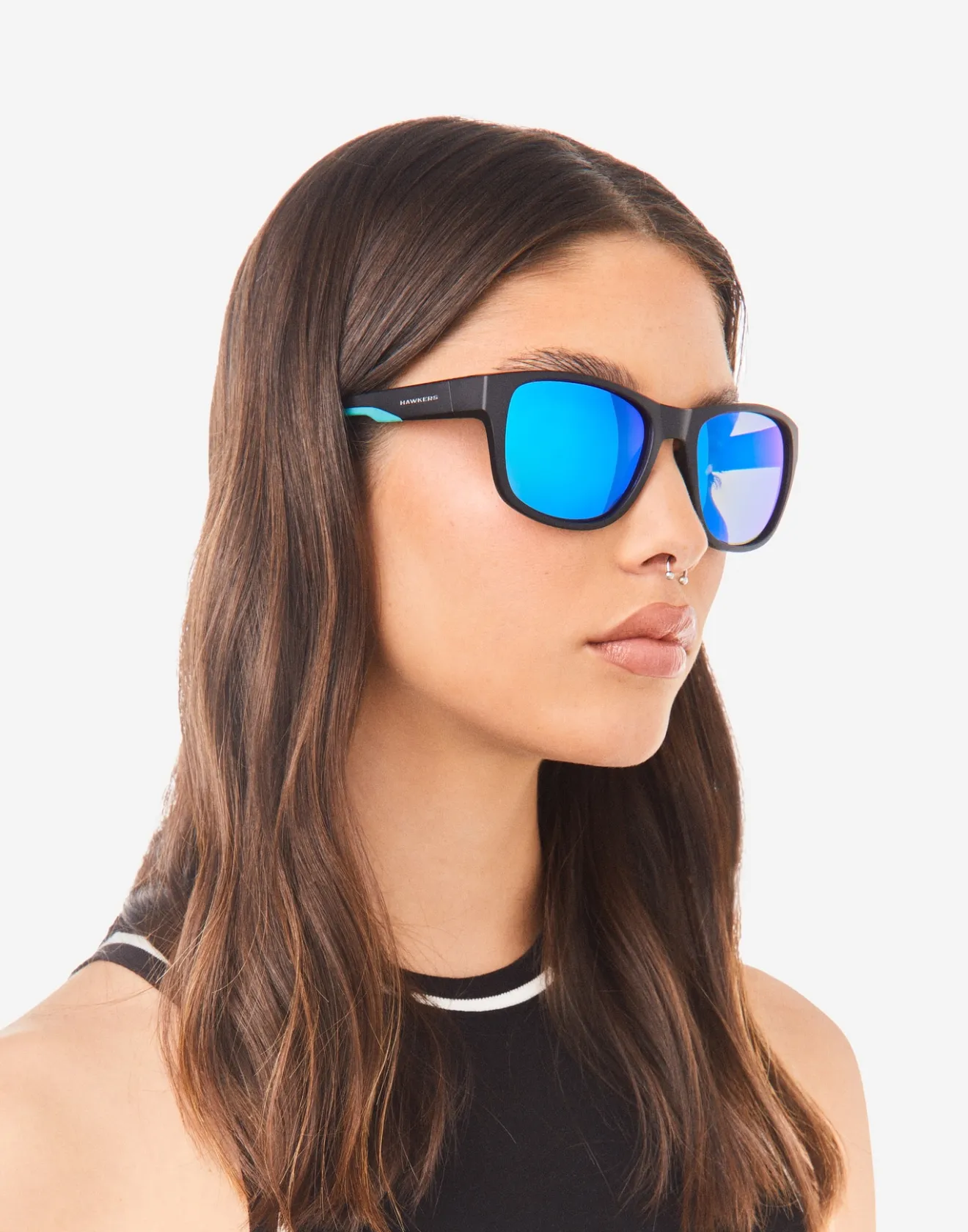 OWENS - POLARIZED BLACK CLEAR BLUE>Hawkers Online