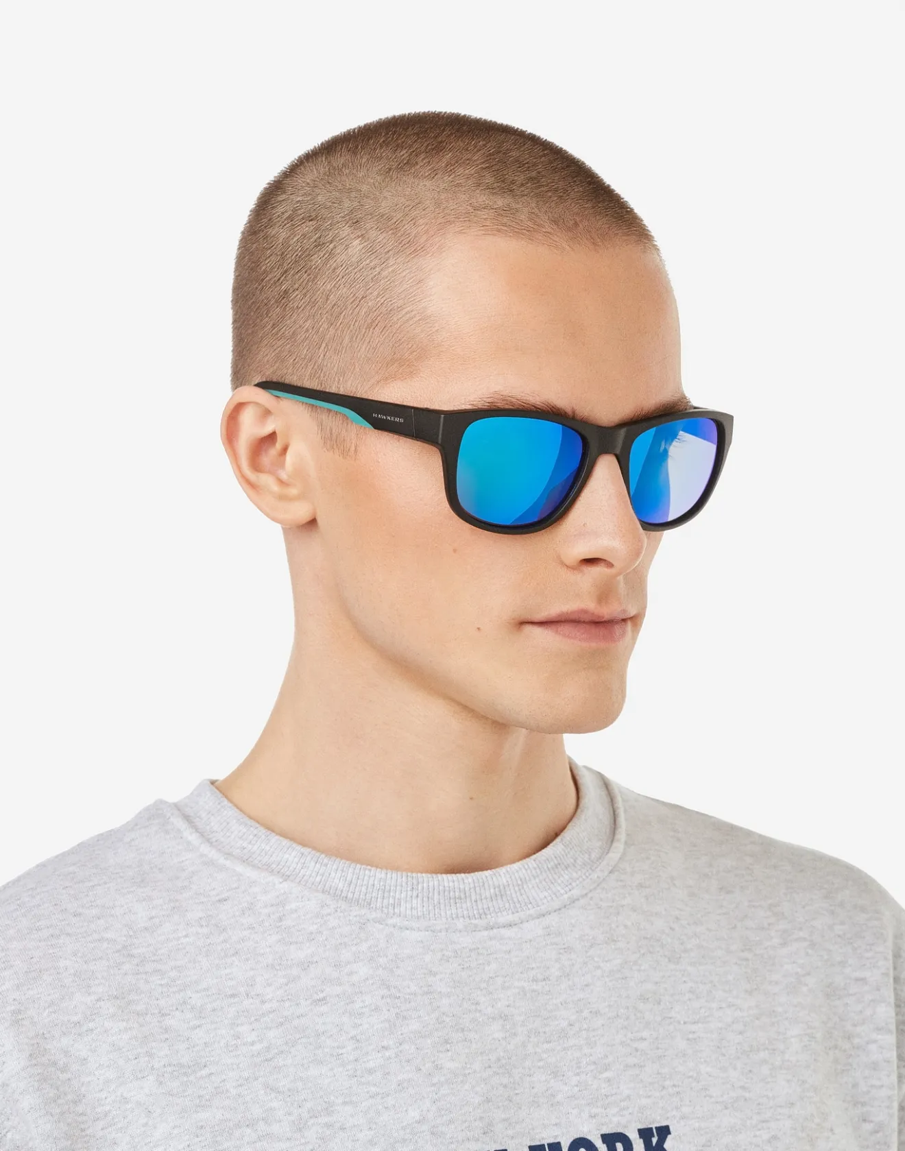 OWENS - POLARIZED BLACK CLEAR BLUE>Hawkers Online
