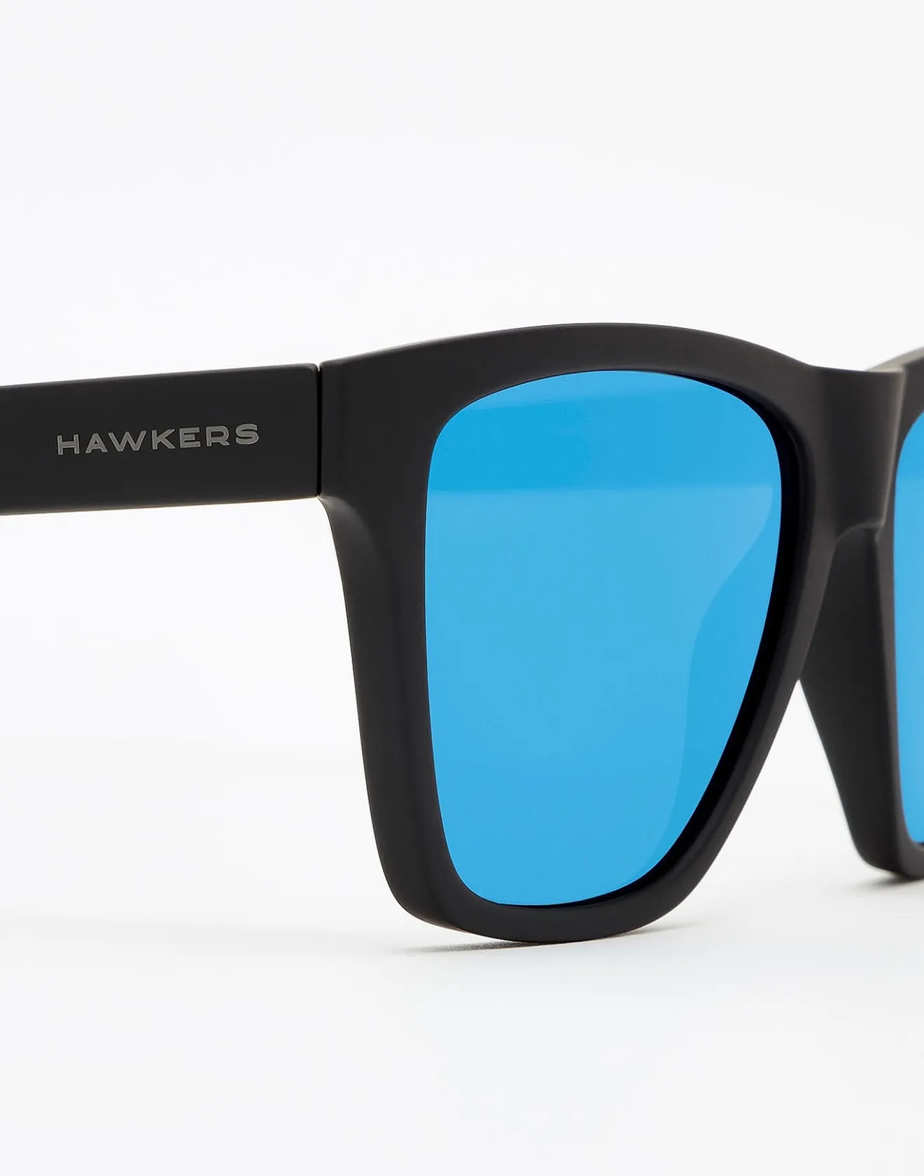 POLARIZED RUBBER BLACK - SKY ONE LS>Hawkers New