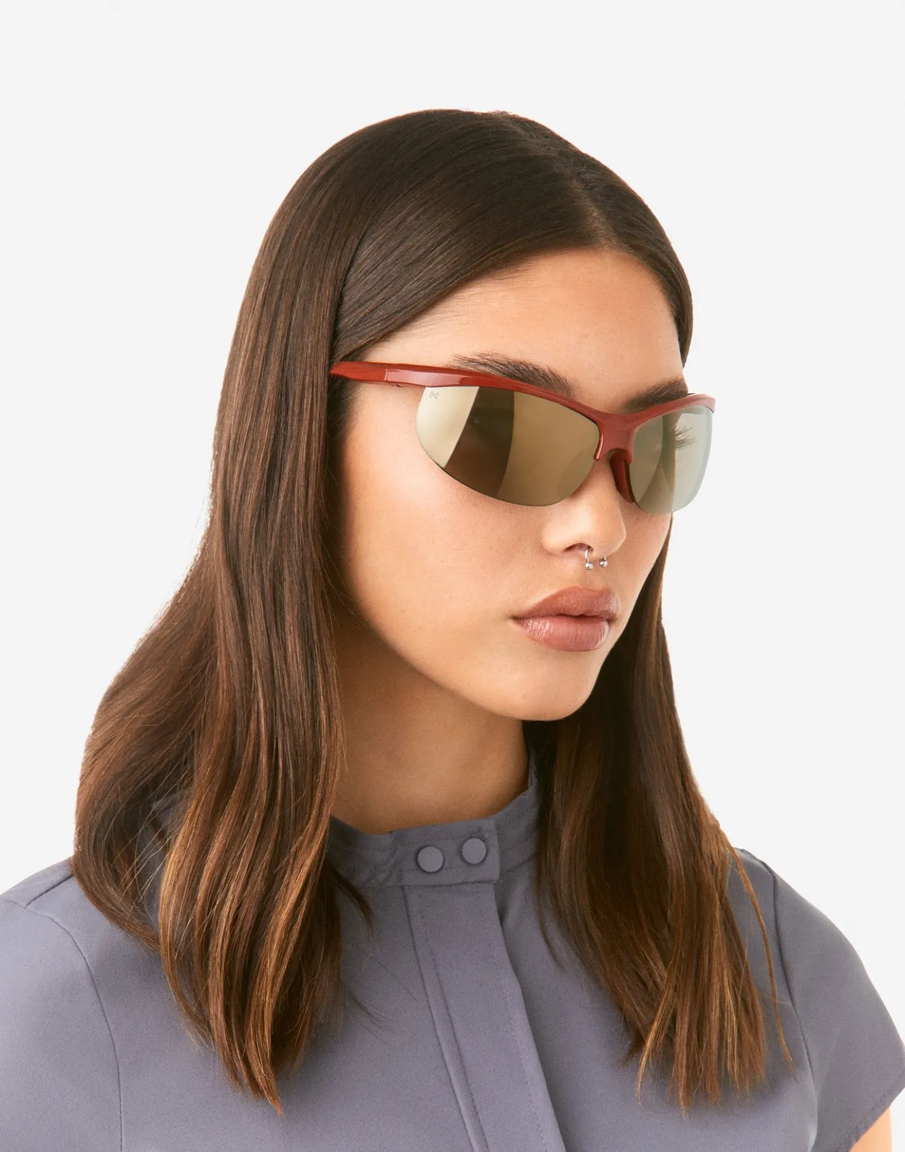 RADIANTE - DARK RED BEIGE>Hawkers Fashion