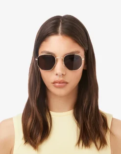 SIXGON DRIVE - POLARIZED GOLD GREY><noscript><img width=