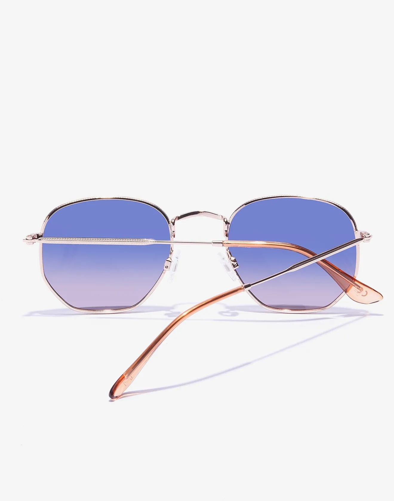 SIXGON DRIVE - POLARIZED ROSE GOLD BLUE>Hawkers Discount